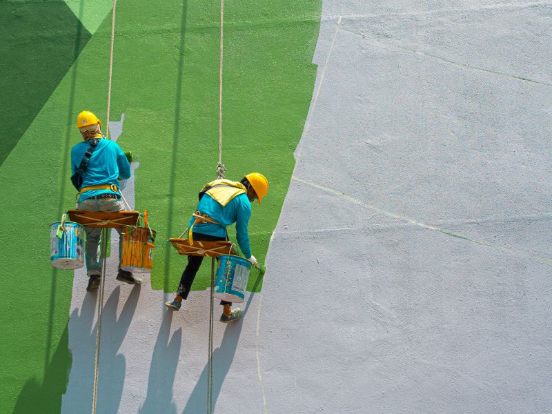 Commercial Fence Painting in Chandler, AZ