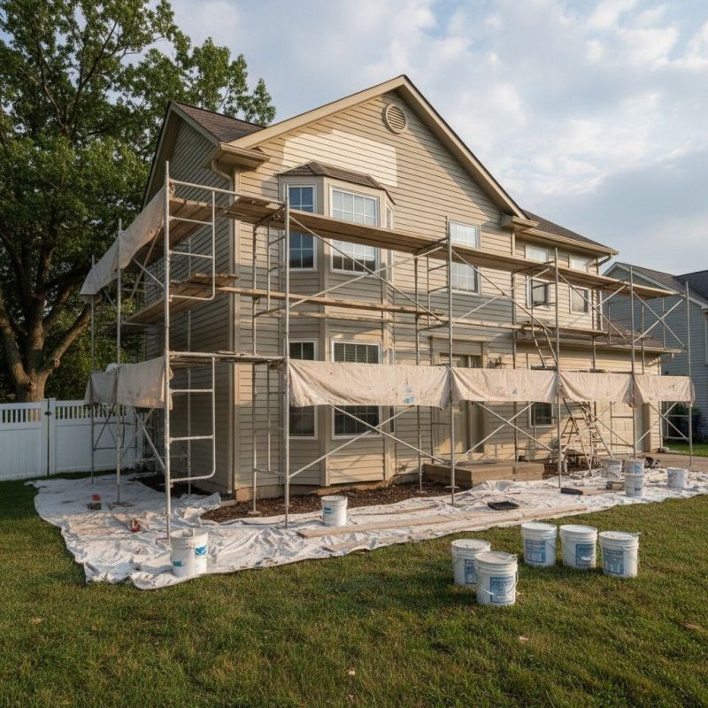 Building Painting detail