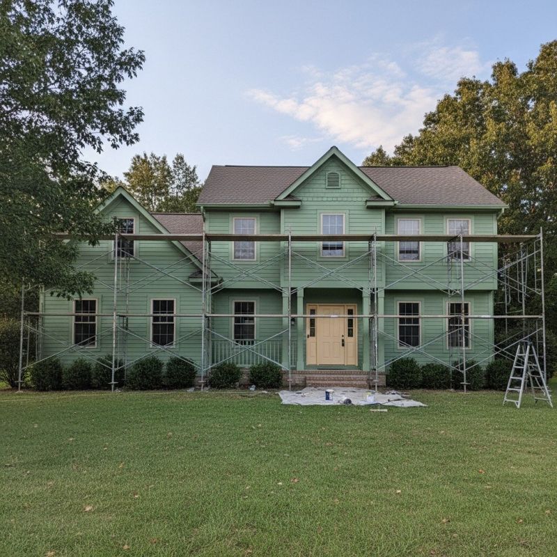 Building Painting detail